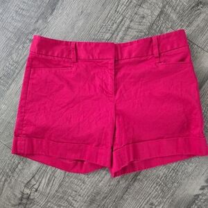 Express Pink Bermuda Shorts Vibrant Cotton Blend